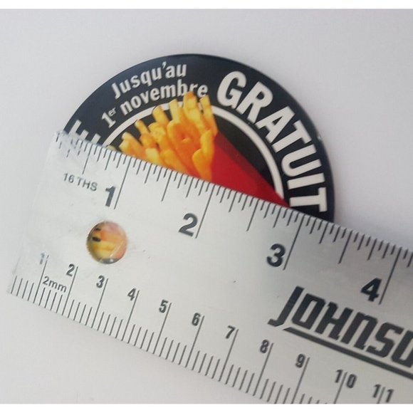 Vintage McDonalds FRENCH Pepsi Pin Back Button Advertisement Quebec Canada RARE - Picture 12 of 14